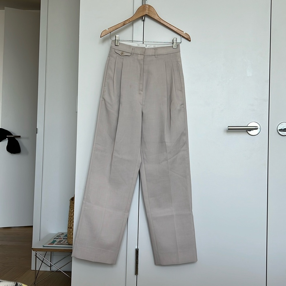 Frankie Shop Pernille Boy Pants in Grey Trousers XS